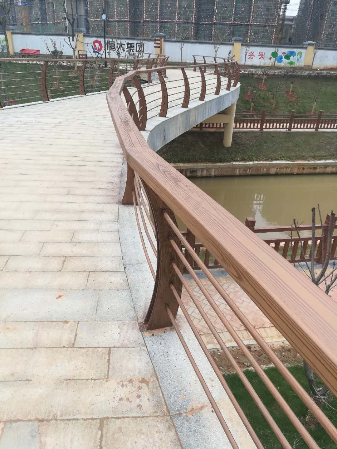扬州护栏仿木纹项目